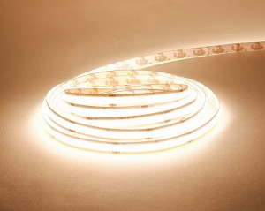 Taśma LED 24V COB IP20 Ciepła Biała 3000K 320LED 10W CRI90 RM0801EC-A RISHANG