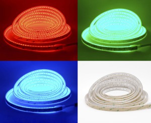 Taśma LED 24V Wodoodporna IP67 Wielokolorowa RGB 120LED 14,4W RD32C0JP RISHANG
