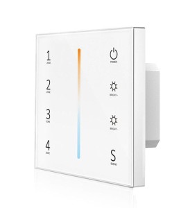 T12-1(W) Panel LED RF+DMX512 CCT Dotykowy 4-Strefowy