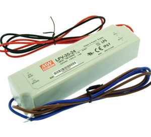 Zasilacz LED hermetyczny IP67 24V 35W LPV-35-24 MEAN WELL