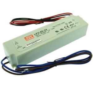 Zasilacz LED hermetyczny IP67 24V 60W LPV-60-24 MEAN WELL