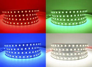 Taśma LED 24V RGBW Wielokolorowa + Neutralna Biała 4000K IP20 84LED 21W RD0284AC-A RISHANG