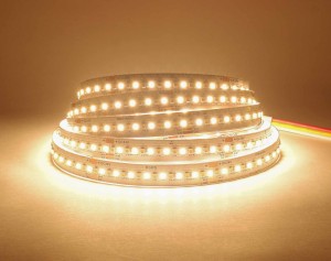 Taśma LED 24V CCT Ciepło-Zimna 2700K-5700K 288LED 14,4W CRI90 R00V8HC