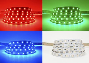 Taśma LED 24V RGB+CCT Wielokolorowa + Ciepła Biała + Zimna Biała 2400K-6500K 60LED 22,5W RD0260AC-C RISHANG
