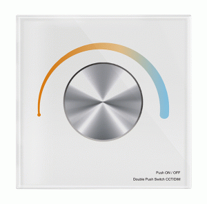 T2-K(W) Panel RF LED CCT 1-Strefowy Obrotowy 12-24VDC PWM Output