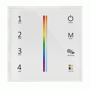T25(W) Panel RF LED RGB+CCT Dotykowy 4-Strefowy Bat 