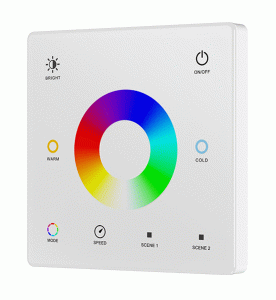 TW5(W) Panel RF LED RGB+CCT Dotykowy 1-Strefowy Bat