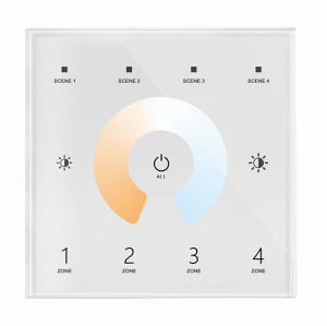 T12(W) Panel LED RF+DMX512 CCT Dotykowy 4-Strefowy 