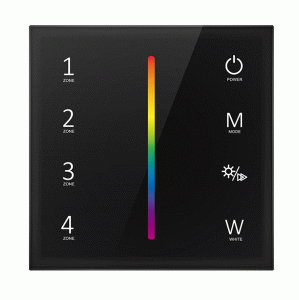 T24(B) Panel RF LED RGBW Dotykowy 4-Strefowy Bat