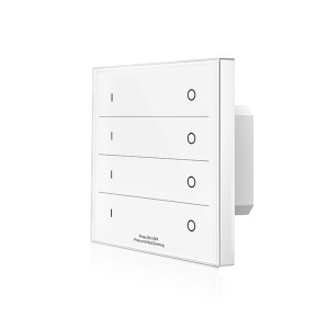 T16(W) Panel RF + DMX512 Ściemniacz Dotykowy 4-Strefowy