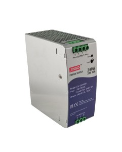 Zasilacz LED na szynę DIN TH35 IP20 24V 240W PFC JDV-24240DR JINBO 5 lat gwarancji (Jakość MORNSUN!)