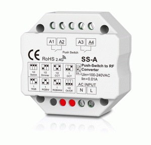 SS-A Konwerter Push-switch to RF 2.4GHz SKYDANCE
