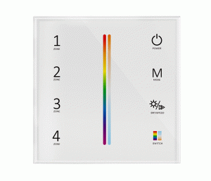 T15-1(W) Panel LED RF+DMX512 RGB+CCT Dotykowy 4-Strefowy