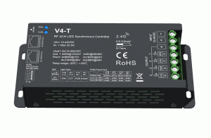 V4-T Sterownik LED RF+DMX512 RGB/RGBW Odbiornik