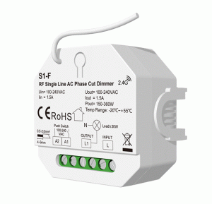 S1-F Ściemniacz Sterownik TRIAC 360W 100-240VAC SKYDANCE