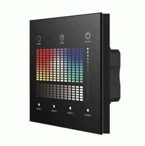 T14-S(B) Panel LED RF+DMX512 RGBW Dotykowy 1-Strefowy