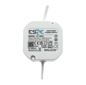 Zasilacz LED dopuszkowy IP67 24V 60W LP-6024 ESPE 5 lat gwarancji