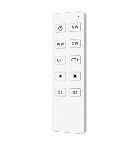 R2(W) Pilot RF LED CCT 1-Strefowy Czarny Biały