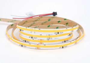 Taśma LED SPI Cyfrowa COB 360LED/m Biała Ciepła 3000K 24VDC 11,5W/m CRI90 WS2811 360COB-24/11-10/5-SPI