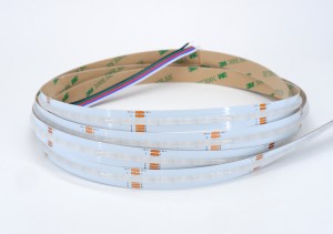 Taśma LED 24V COB RGBW Wielokolorowa + Ciepła Biała (3000K) 784LED 19W CRI90+ 784COB-24/19-12/5 RGBW 