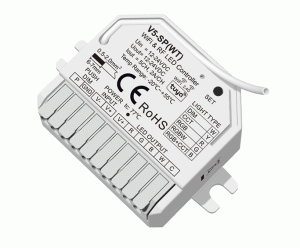 V5-SP(WT) Sterownik LED 5-w-1 RF & WiFi & Push-Dim Odbiornik  SKYDANCE