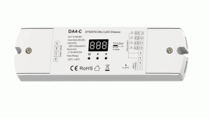 DA4-C (350-1200mA) Sterownik DALI CC Ściemniacz 4-w-1 GW5 SKYDANCE