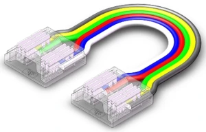 Złącze do taśmy LED – 12mm – RGBCCT(6PIN) – COB – Taśma-Kabel