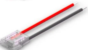 Złącze do taśmy LED – 10mm – MONO(2PIN) – SMD/COB – Taśma-Kabel – HR-S-SC-2PIN-10MM-B