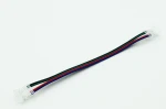 Złącze do taśmy LED  dwustronne 10 mm RGB CLICK–10mm–4PIN–COB–Taśma-Kabel-Taśma 
