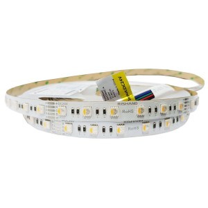Taśma LED 24V RGBW Wielokolorowa + Ciepła Biała 3000K IP20 60LED 17,6W RD0260AC-A RISHANG