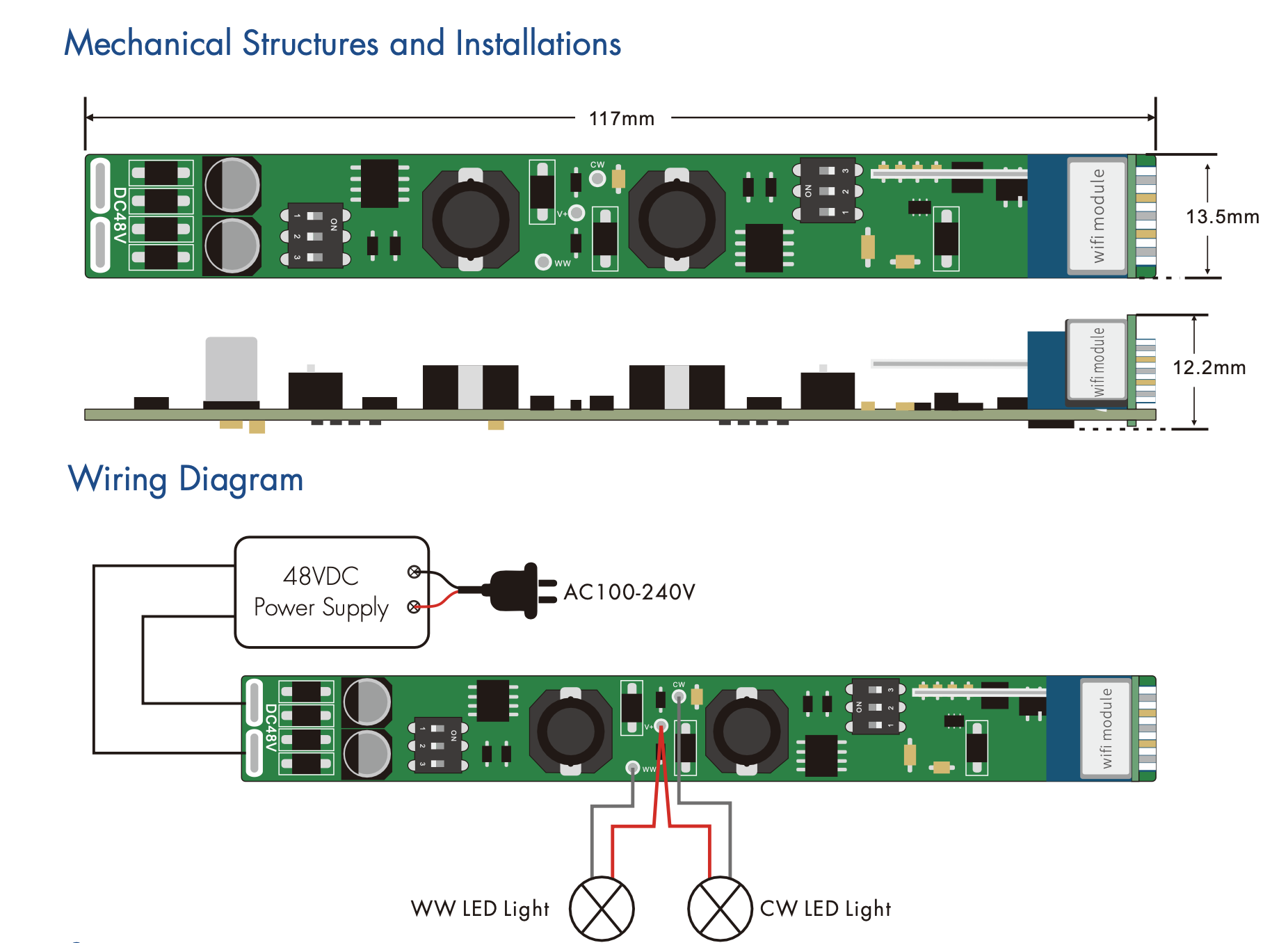 CXR-28A-2(WT) WiFi&RF CC LED Driver SKYDANCE LED Solutions DIOL sp. z o.o
